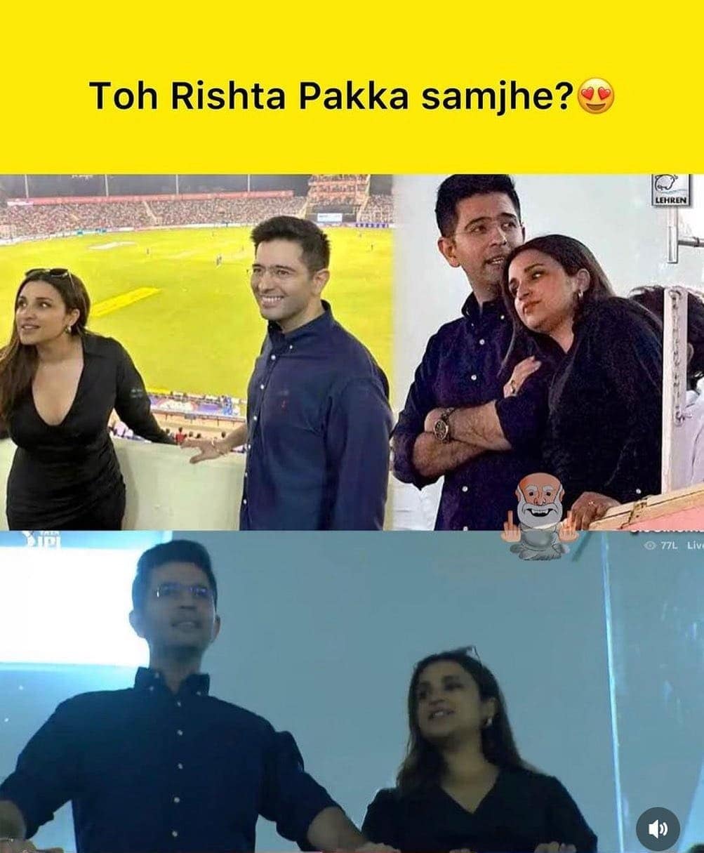 Parineeti Chopra and Raghav Chadha