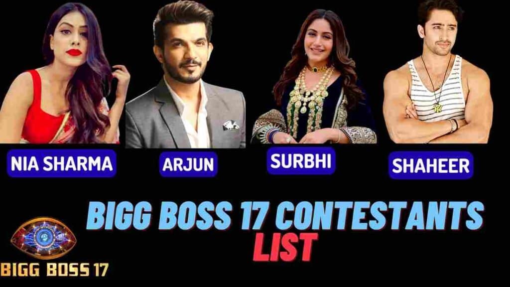 Bigg Boss Season 17 Contestants List