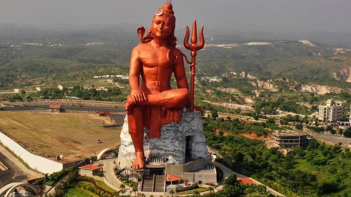 Lord Shiva Statue - 108 feet (33 meters) - Nathdwara, Rajasthan