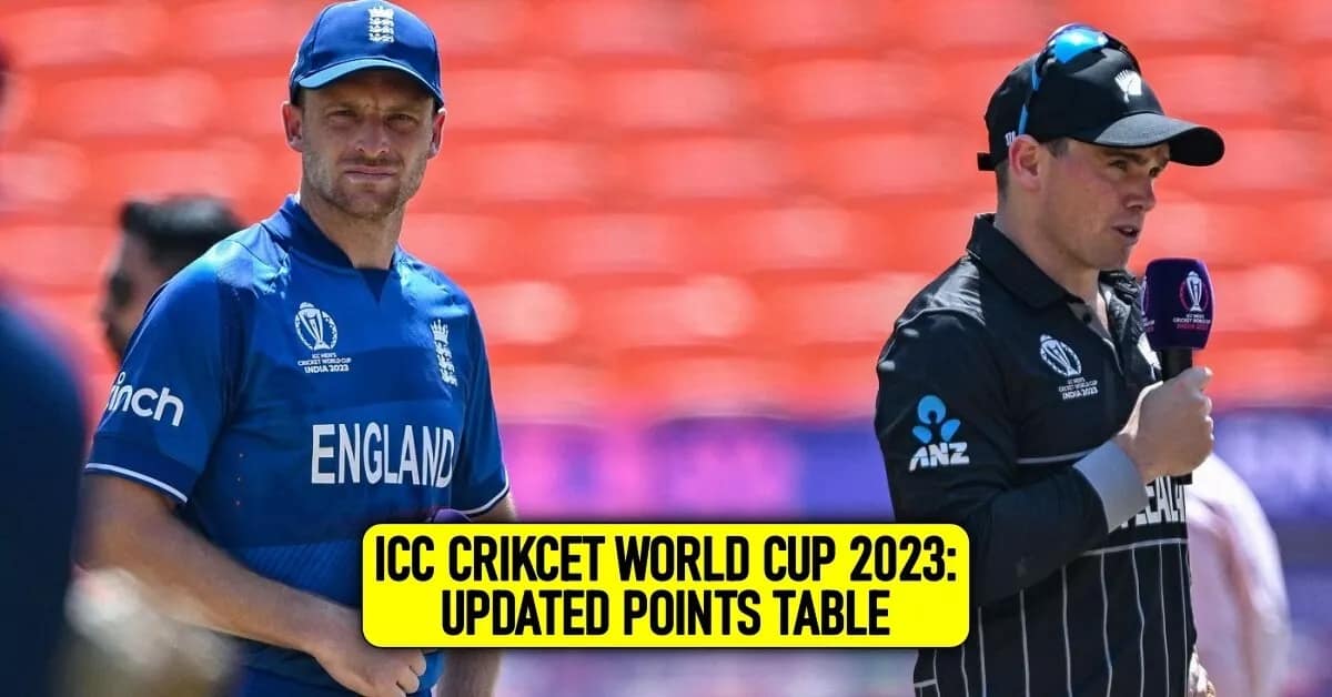 ENG vs NZ ICC World Cup 2023