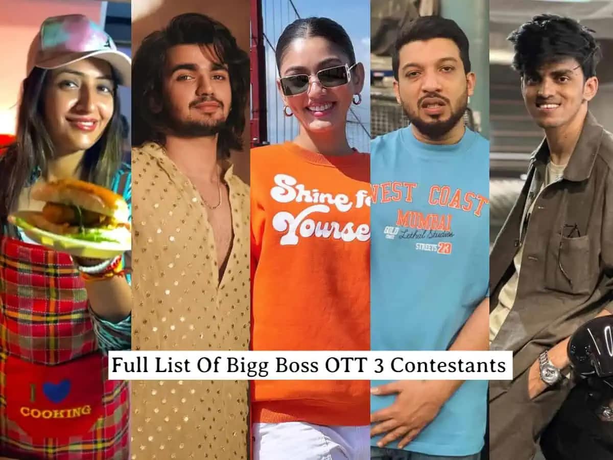 Bigg Boss OTT 3 full and final list of 15 confirmed contestants