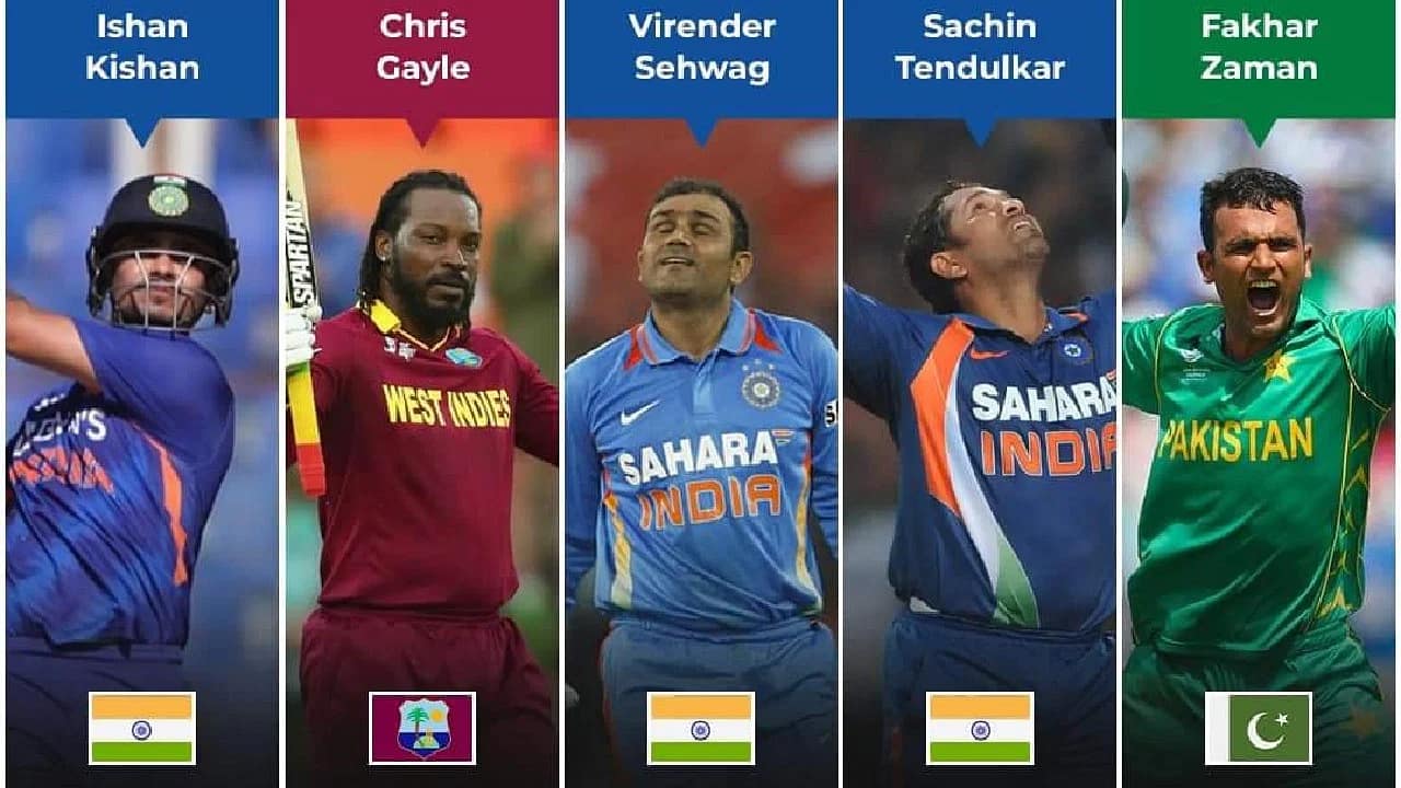 Double Centuries in ODI Cricket