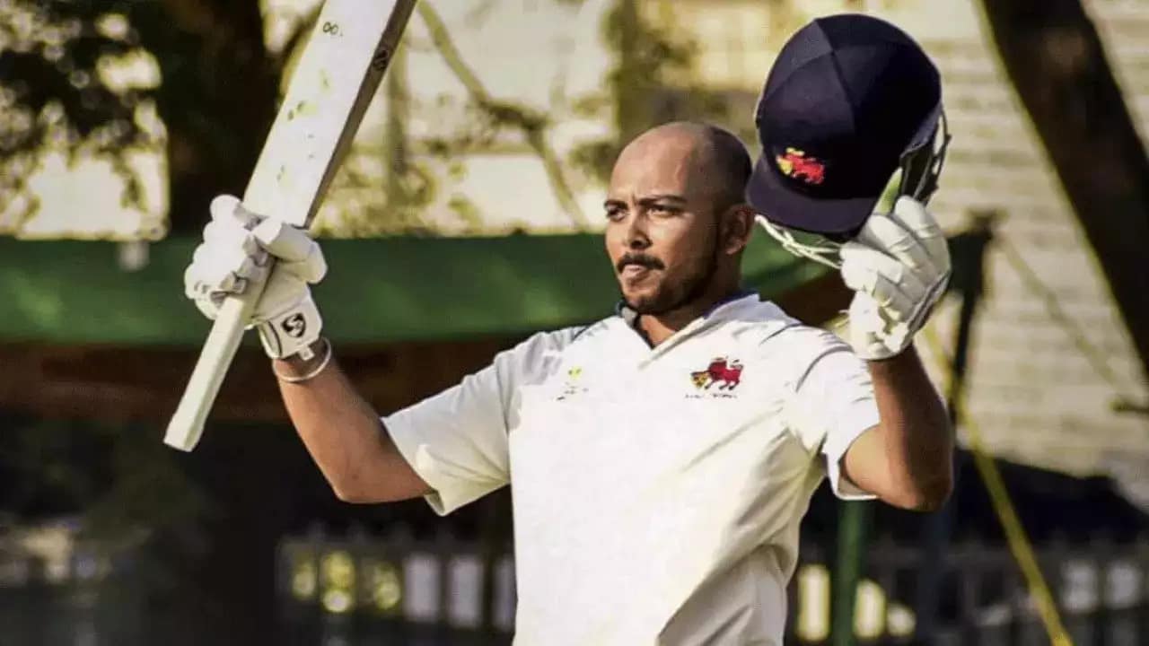Prithvi Shaw's first triple century in Ranji