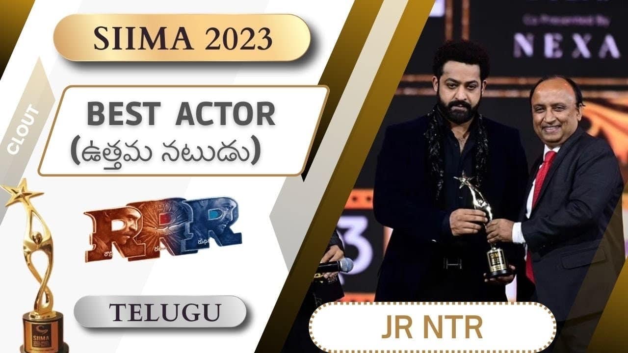 SIIMA Awards 2023 Junior NTR and Mrunal Thakur created a stirs