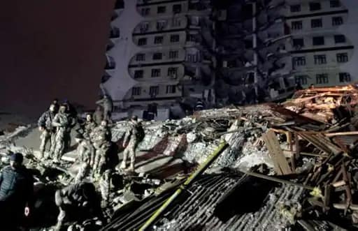 7.8 magnitude earthquake