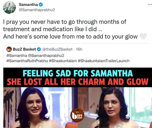 Actress Samantha Ruth