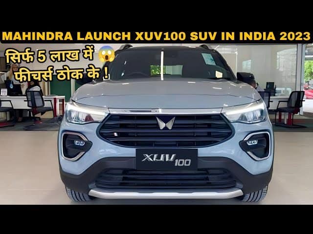 New Mahindra XUV100 SUV Dashing Look Details