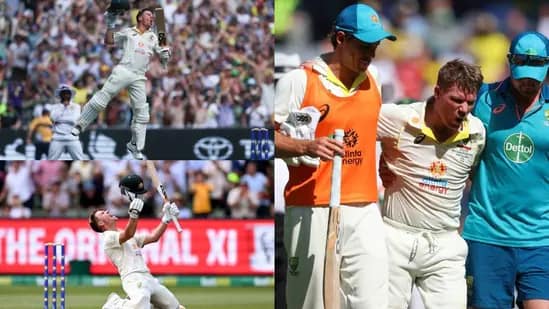 David Warner's third double century playing 100thsw