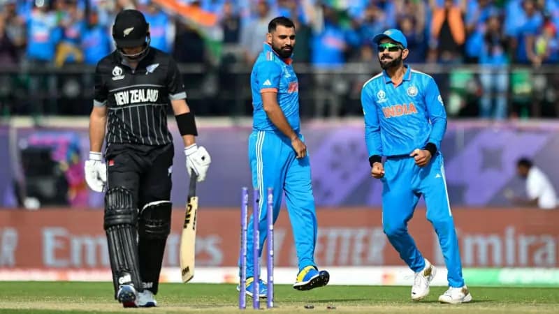 New Zealand lost to Kohli-Shami