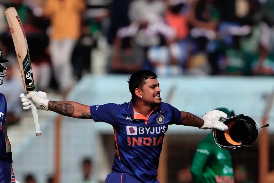 Bangladesh-India-Cricket Ishaan made the world